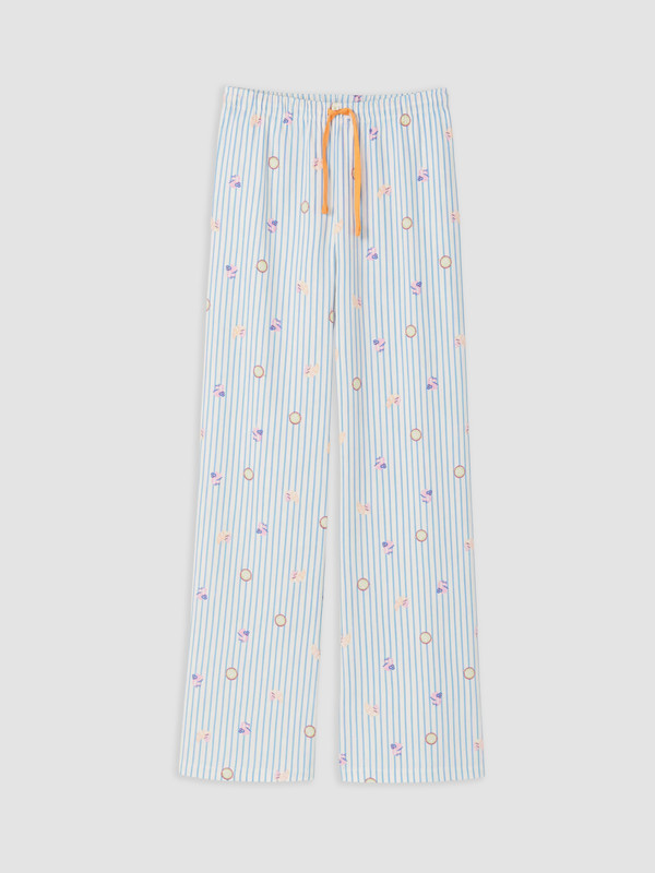 LCW DREAM Lastikli Desenli Pijama Alt