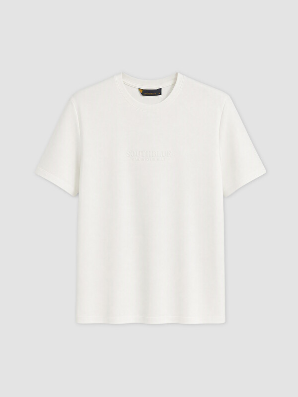 SOUTHBLUE Crew Neck Printed Men's T-shirt