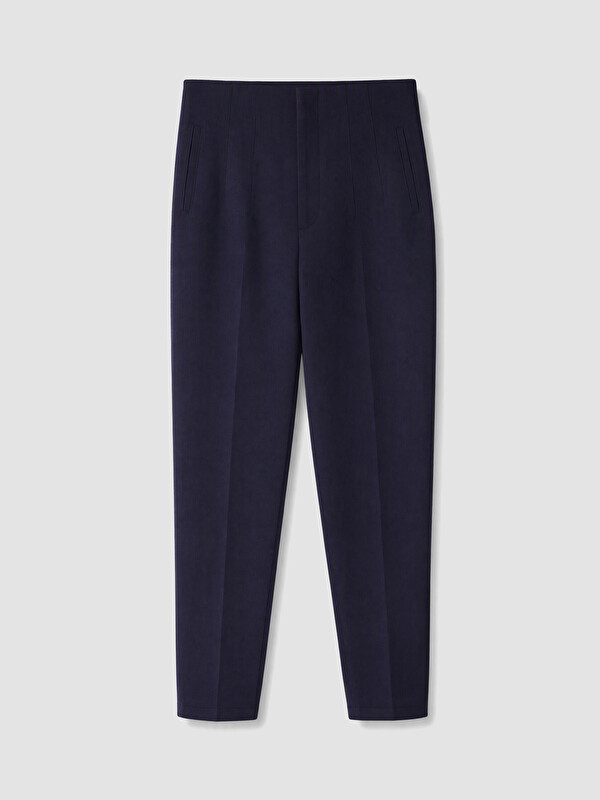 LCW Vision Woman Navy Tailored Trousers