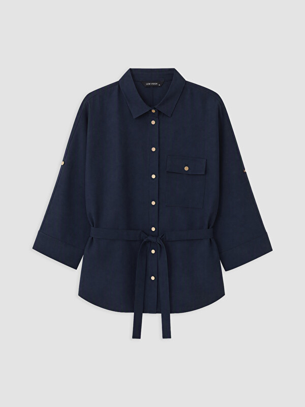 LCW Vision Laced Pocketed Women's Shirt