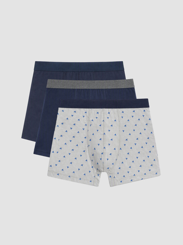 LC WAIKIKI Pamuklu Esnek Erkek Boxer 3'lü