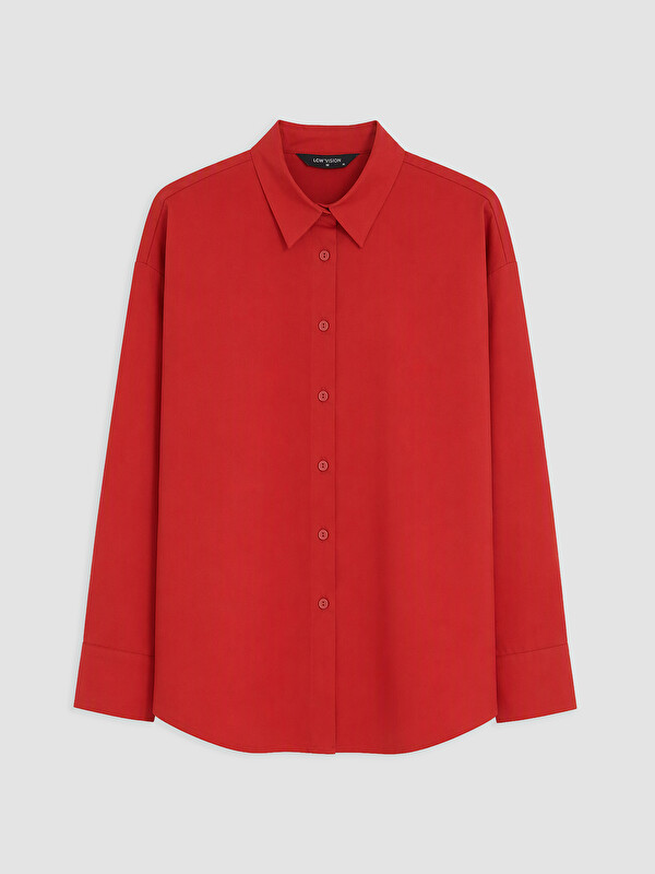 LCW Vision Këmishë popeline oversize për gra