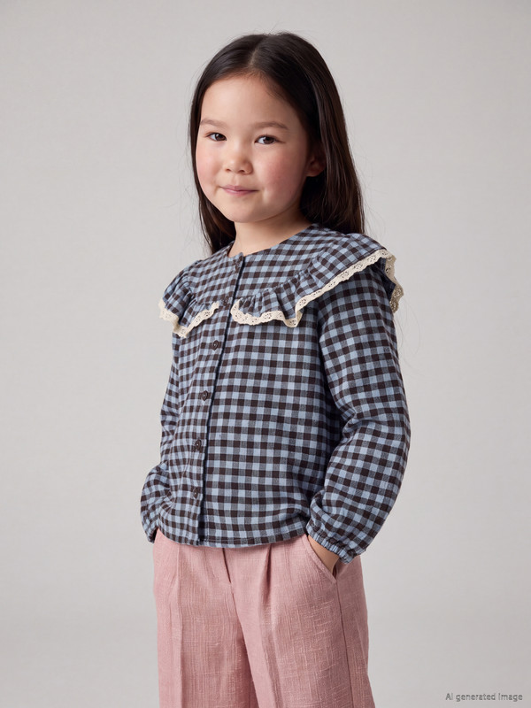 LCW Kids Plaid Girls' Shirt