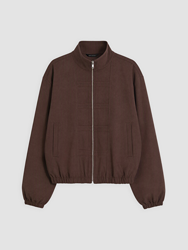 LCW EVERYDAY چاکەتی جینزی ژنانه‌ Mock Neck