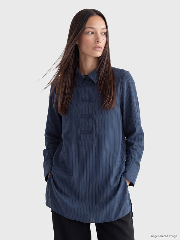 LCW EVERYDAY Woman Navy Tunic