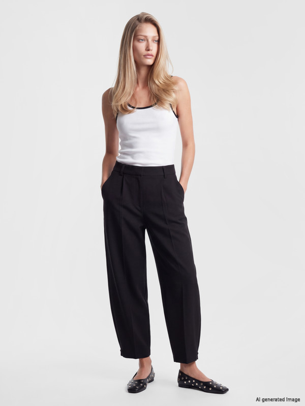 LCW Vision Woman Black Trousers