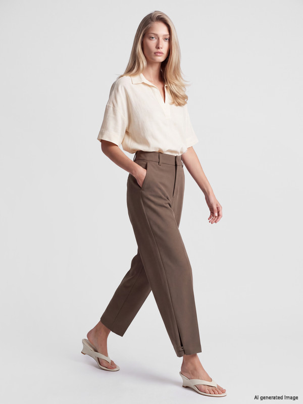 LCW Vision Woman Brown Trousers