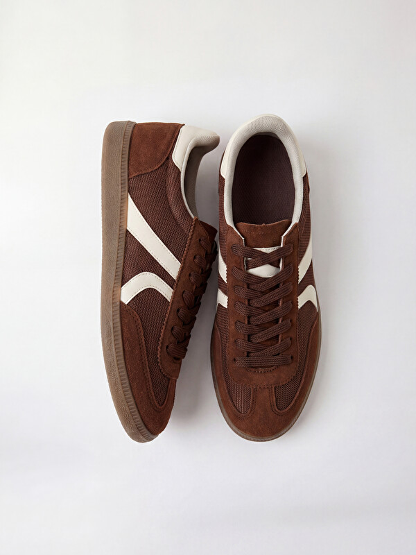 LCW STEPS Faux Suede and Mesh Women's Sneakers