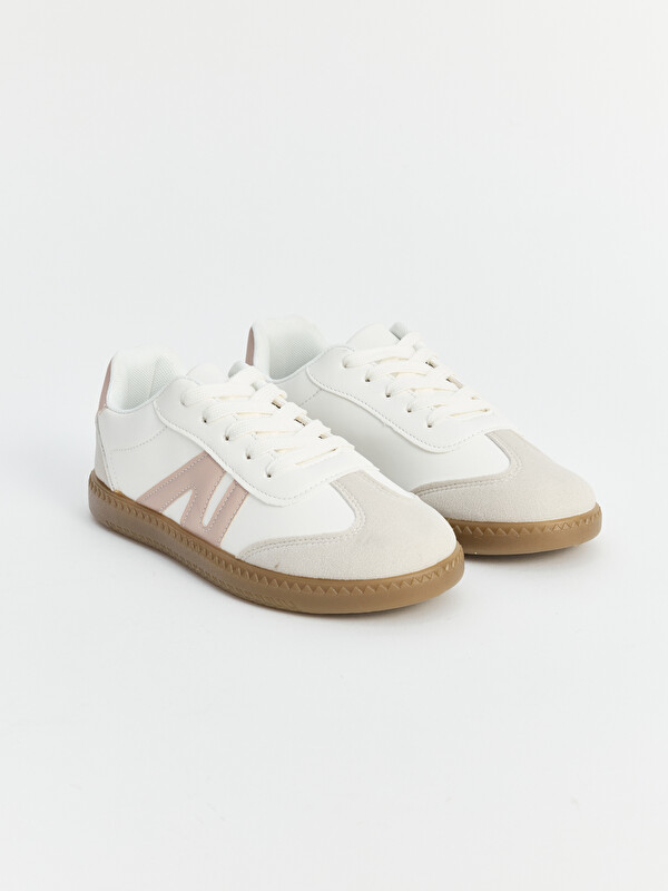 LCW STEPS Faux Leather Girls' Sneakers