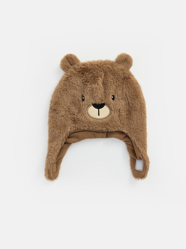 LCW ACCESSORIES Bear Figured Plush Baby Boys' Snow Hat