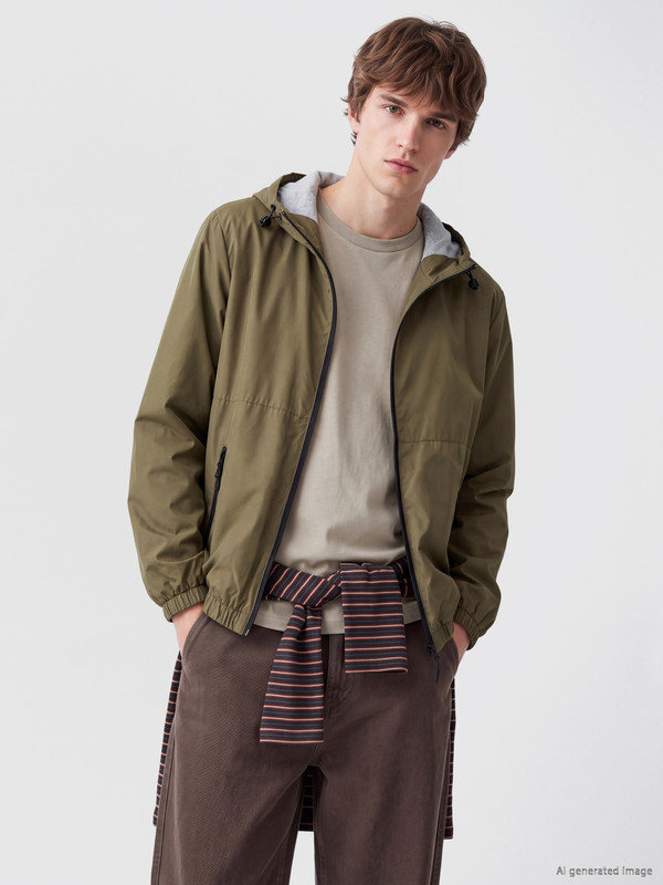 XSIDE Regular Fit Kapüşonlu Erkek Yağmurluk