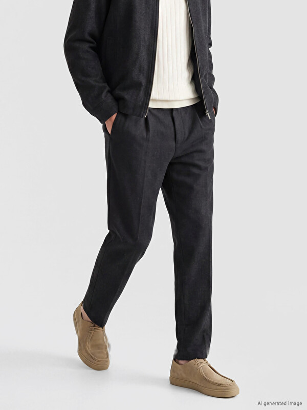LCW Vision Regular Fit Pileli Erkek Pantolon