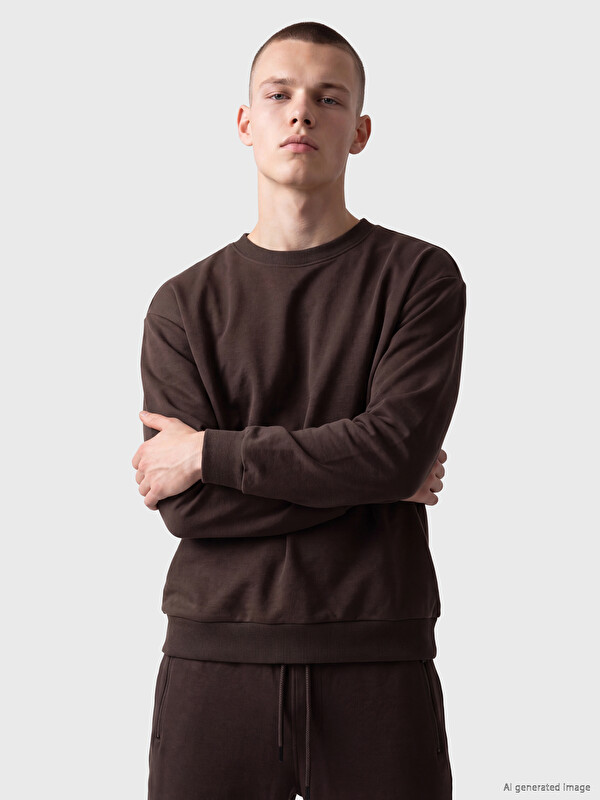 XSIDE Crew Neck Men's Thick Sweatshirt
