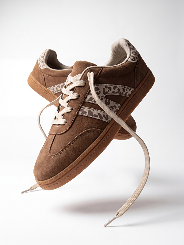 LCW STEPS Patterned Suede Look Girls' Sneaker