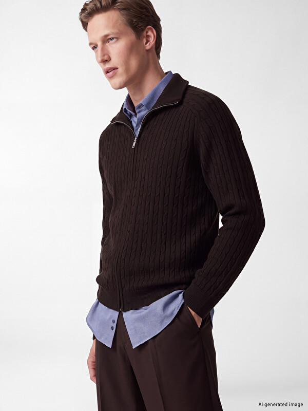 SOUTHBLUE Regular Fit Erkek Triko Hırka