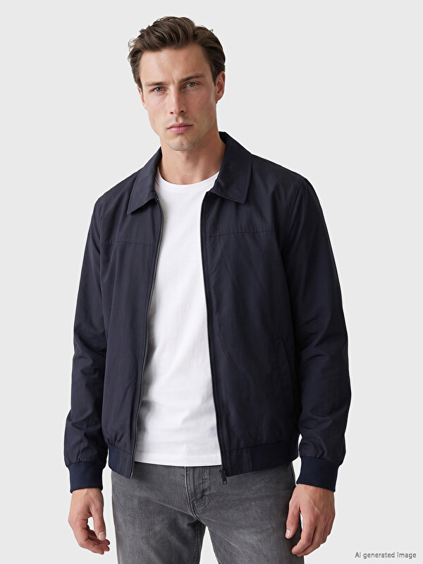 LCWAIKIKI Classic Regular Fit Gömlek Yaka Erkek Ceket