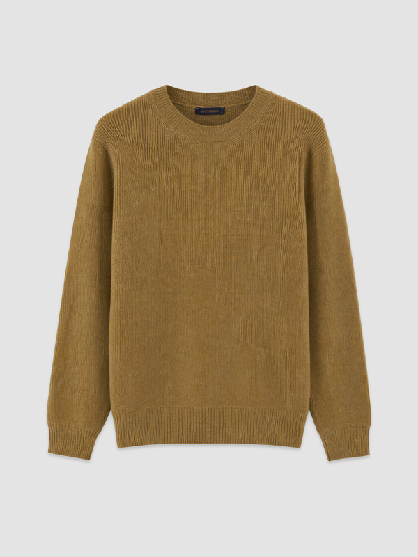 SOUTHBLUE Crew Neck Ribbed Men's Sweater