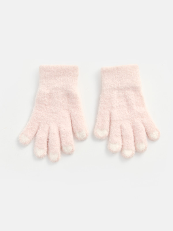 LCW ACCESSORIES Dokunmatik Ekran Uyumlu Triko Kız Çocuk Eldiven