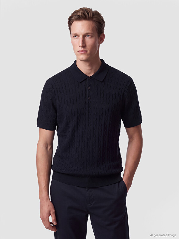 SOUTHBLUE Polo Yaka Erkek Triko Tişört