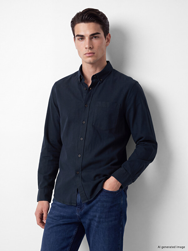LCWAIKIKI Classic Regular Fit Oxford Erkek Gömlek