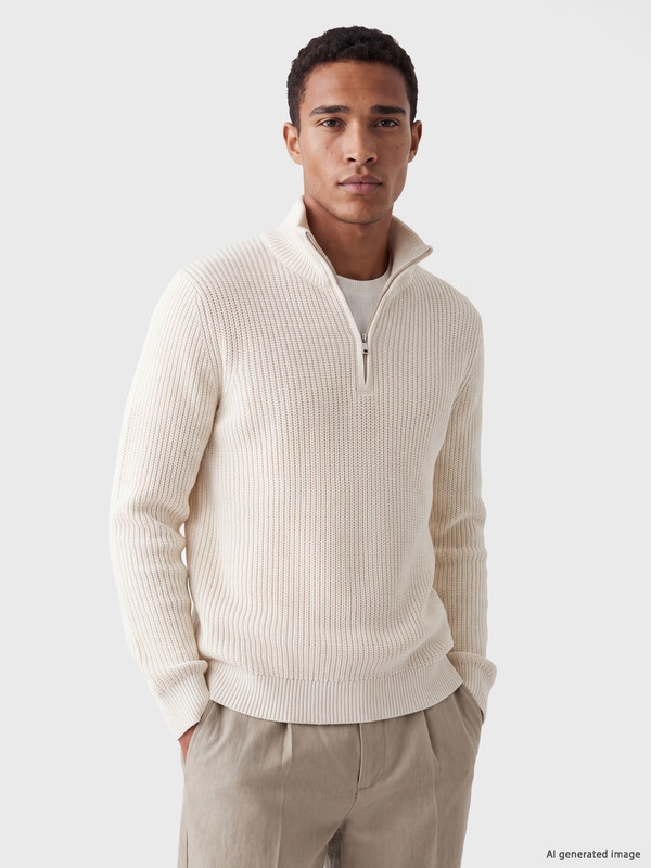 LCW Vision Half-Zip Men's Sweater
