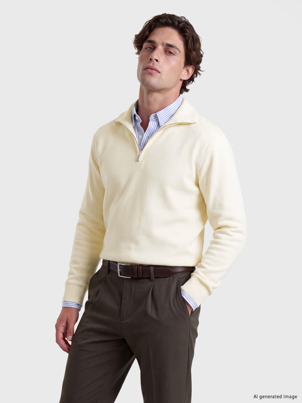 LCW Vision Man Ecru Sweater