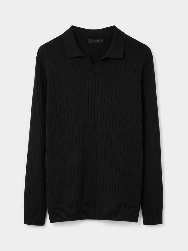 SOUTHBLUE Polo Collar Men's Knitwear Sweater