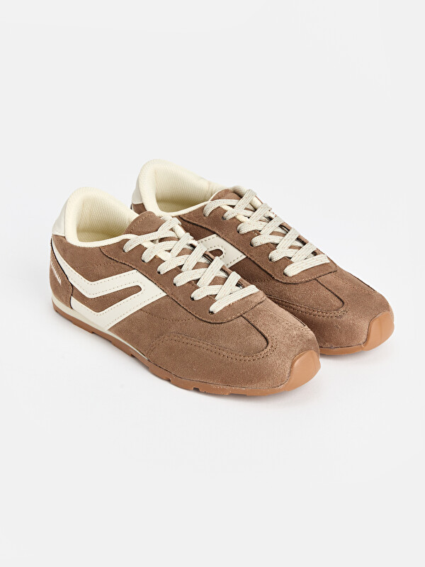 LCW STEPS Süet Görünümlü Kız Çocuk Sneaker