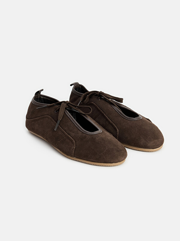 LCW STEPS Faux Suede Women's Ballet Flats