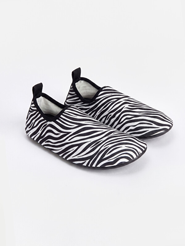 LCW STEPS Zebra Desenli Kadın Deniz Ayakkabısı