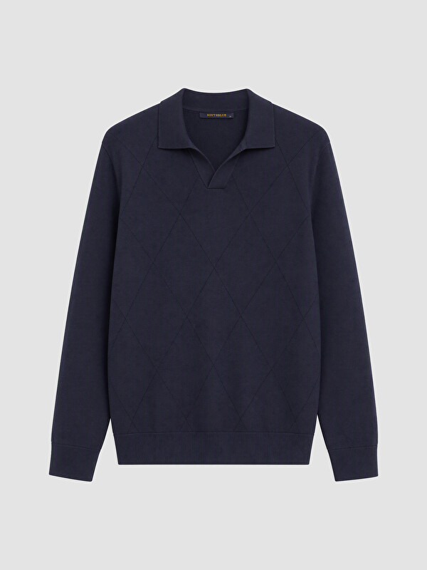SOUTHBLUE Polo Yaka Erkek Triko Kazak