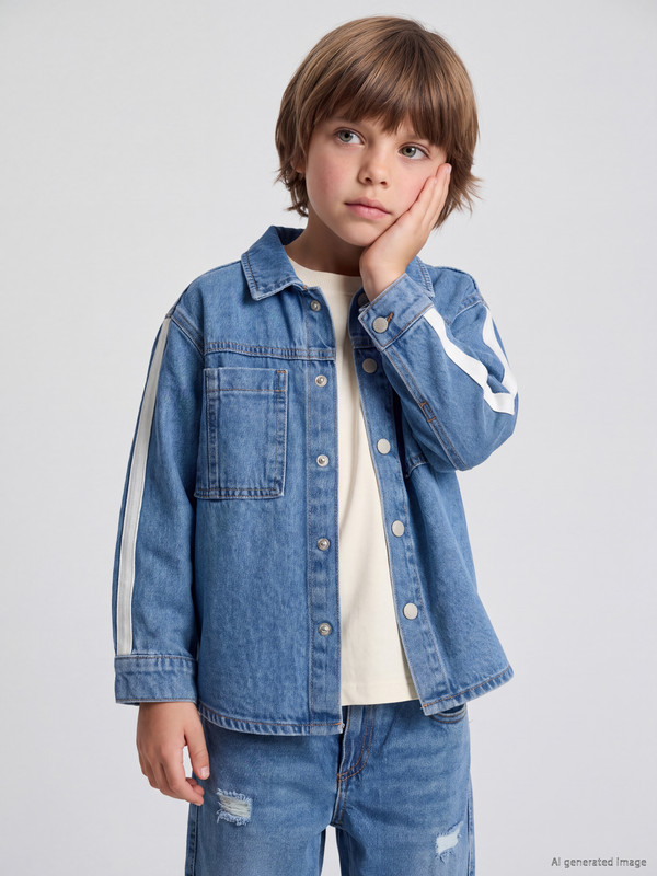 LCW baby Boys' Jean Shirt