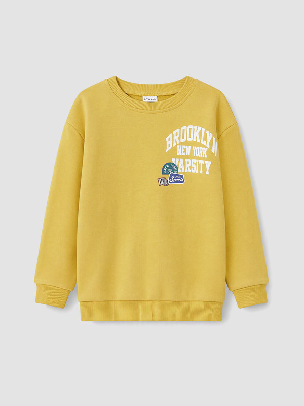 LCW Kids Boy Yellow Sweatshirt
