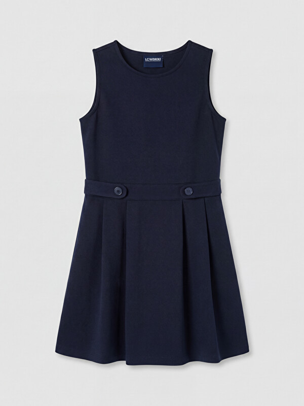 LCW Kids Mädchen Dunkelblau Kleid