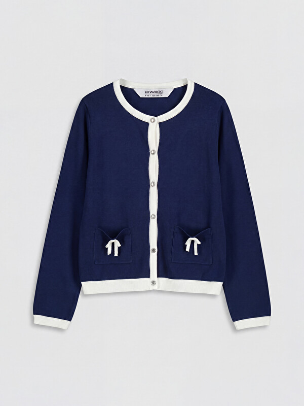 LCW Kids Mädchen Dunkelblau Cardigan