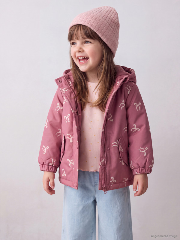LCW baby Hooded Water-repellent Baby Girls' Coat