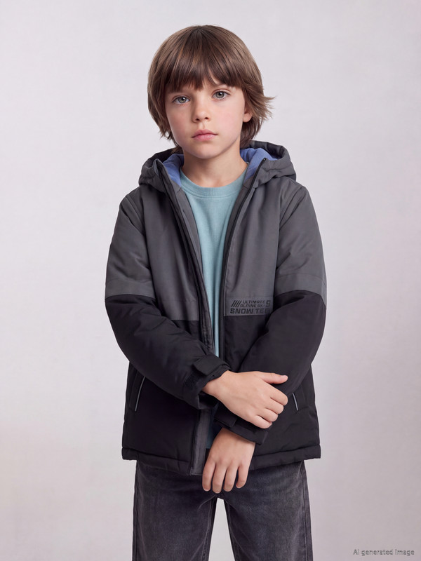 LCW Kids Color Block Boys' Ski Coat
