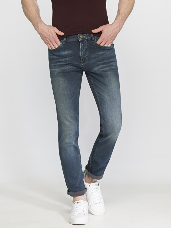 XSIDE Blugi Indigo Bărbat