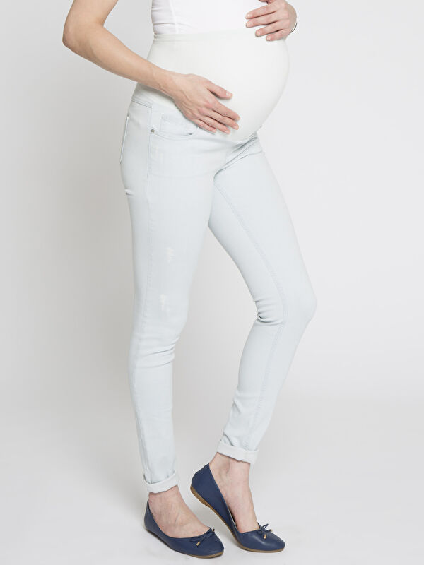 LCWAIKIKI Maternity Skinny Fit Maternity Women's Jean Pants
