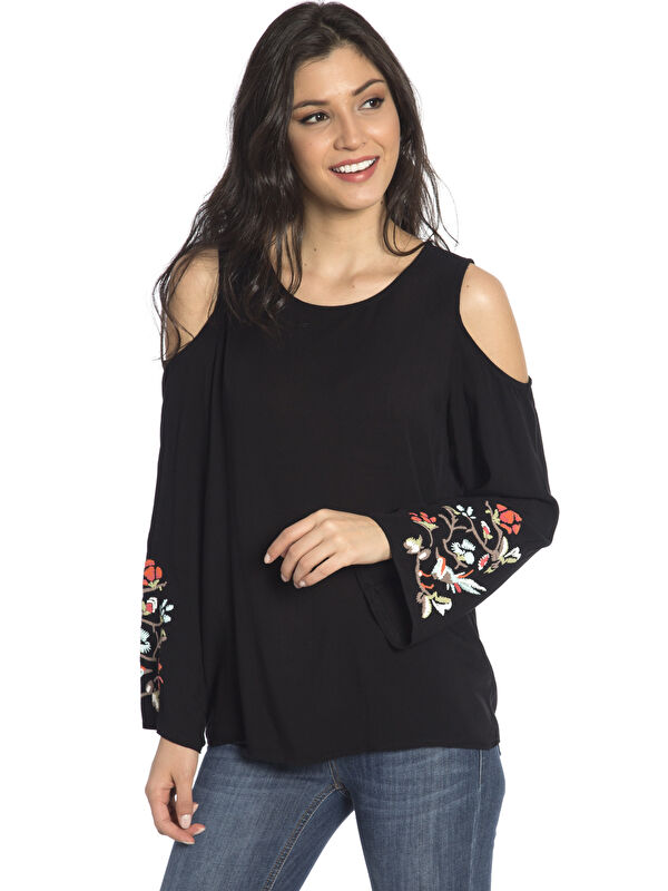LCW Vision Frau SCHWARZ Bluse