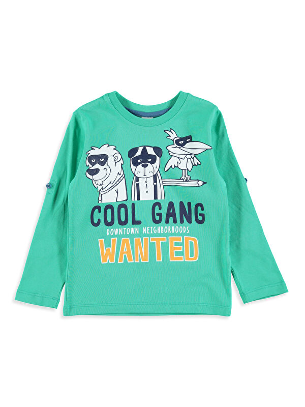 LCW Kids Unisex GREEN T-Shirt