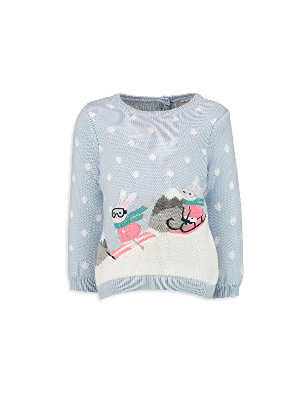 LCW Kids Girl Blue Sweater