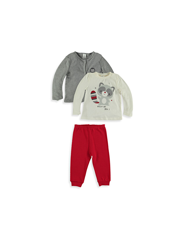 LCW baby Unisex White Pyjama Set