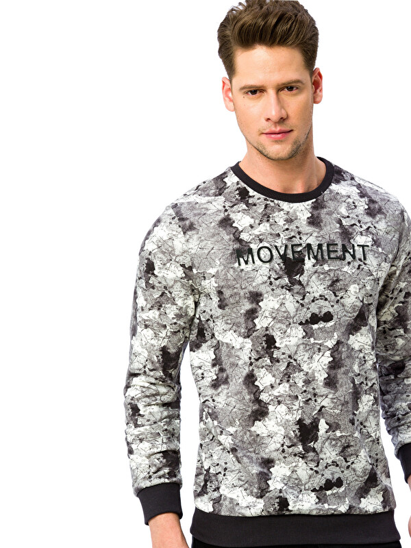 XSIDE Sweat-shirt GRIS Homme