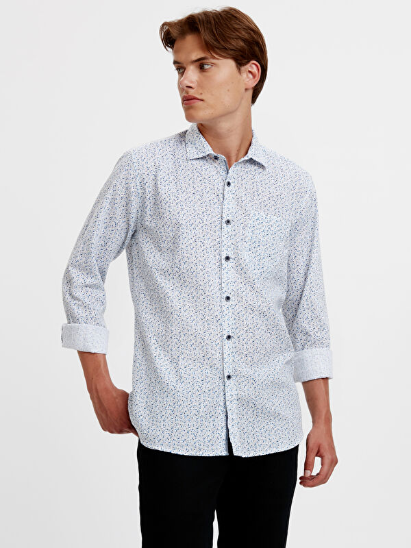 XSIDE Mann BLAU Hemd