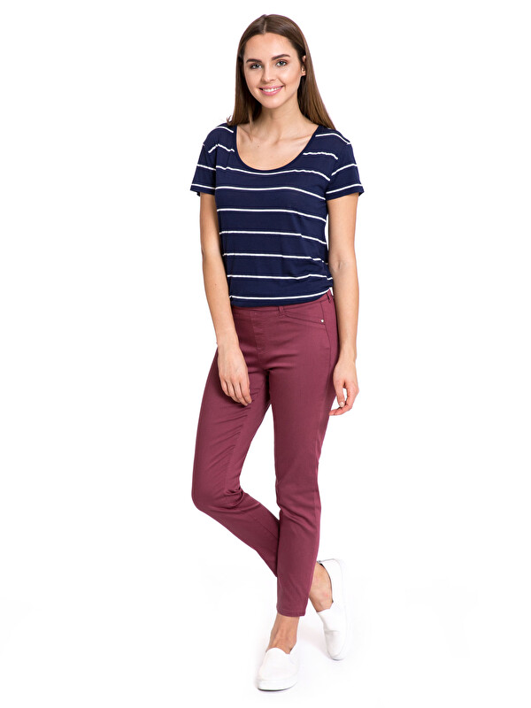 LCWAIKIKI Basic Pantalon ROSE Femme