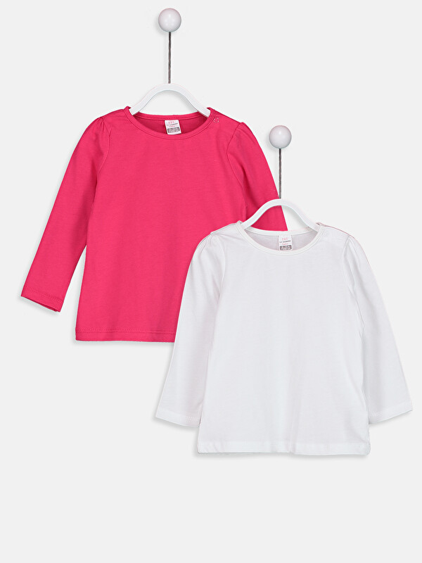 LCW baby Baby-Mädchen Ecru T-shirt