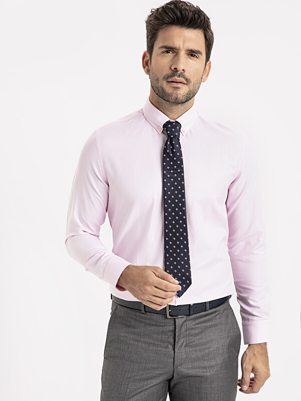 LCW BUSINESS Man Pink Shirt