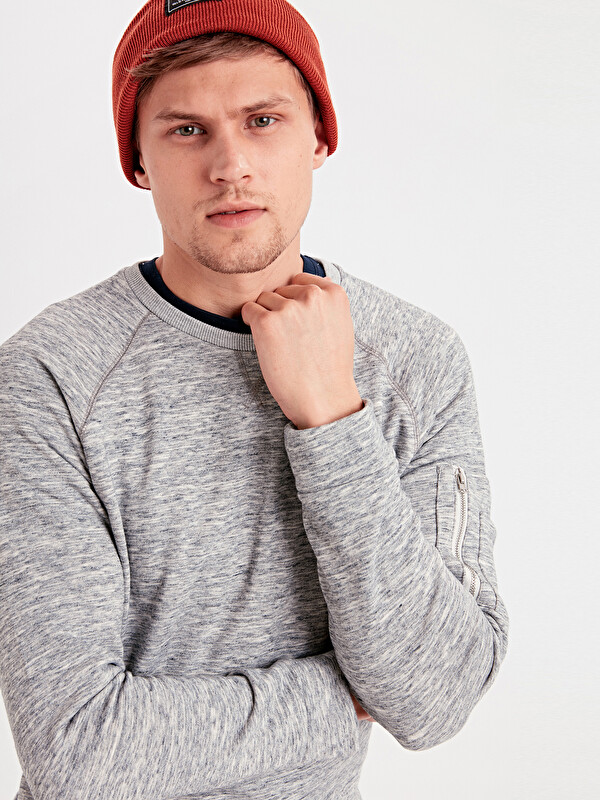 XSIDE Man Grey Sweatshirt
