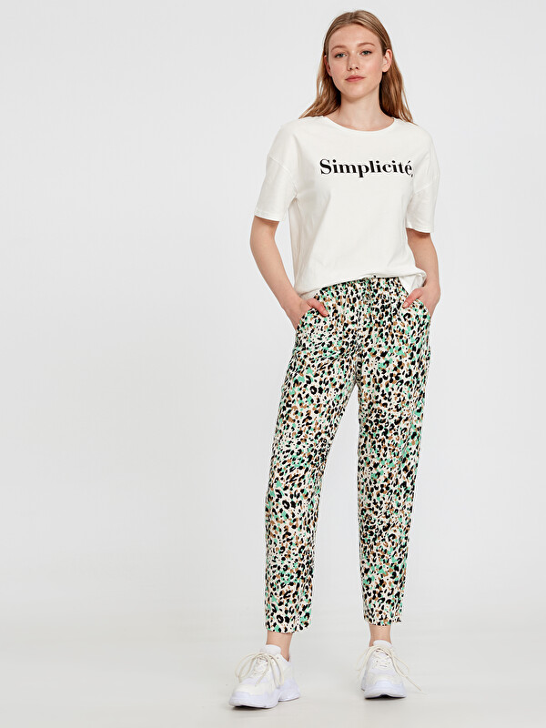 LCW Vision Woman Green Trousers